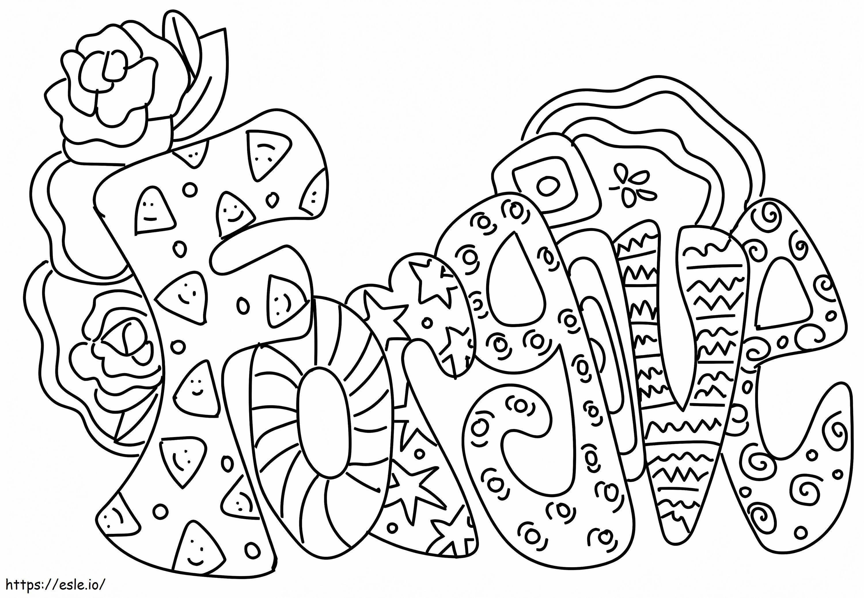 Forgive coloring page