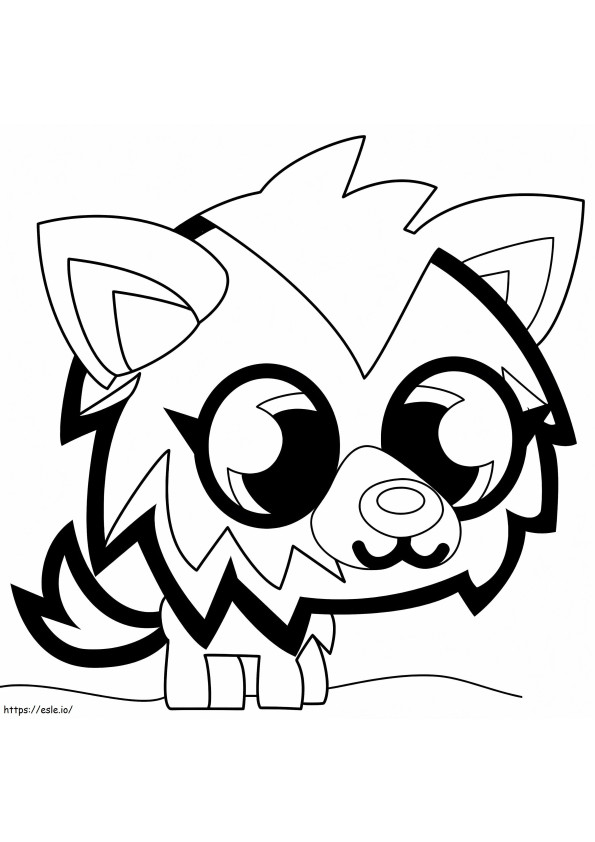 Moshling croc blanc