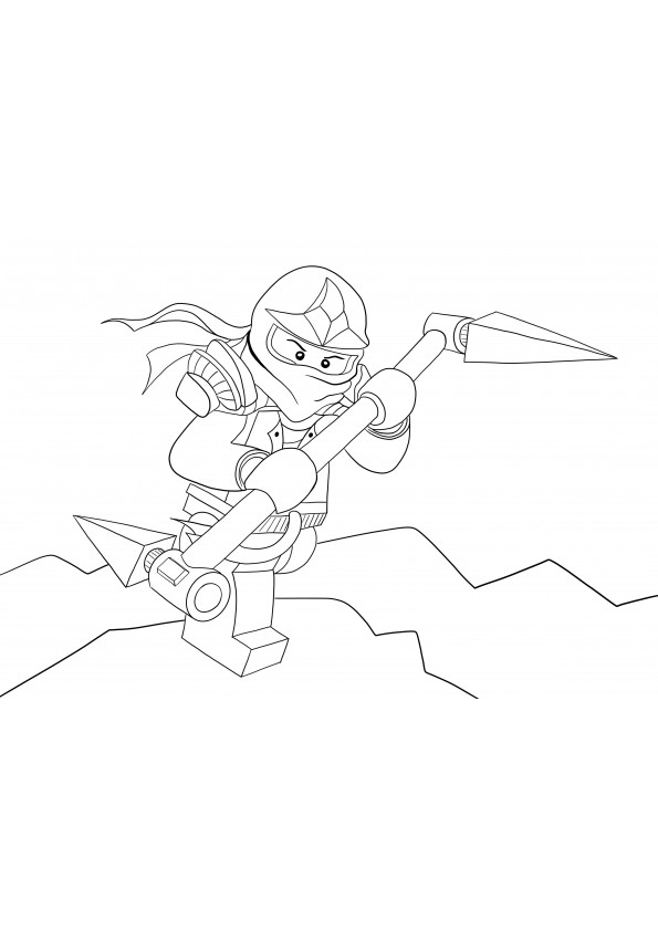 Ninjago Lloyd para baixar e colorir gratuitamente