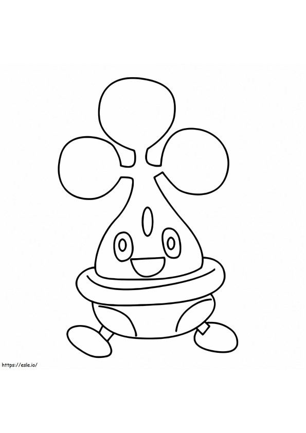 Coloriage Pokémon Bonsly 1 à imprimer dessin