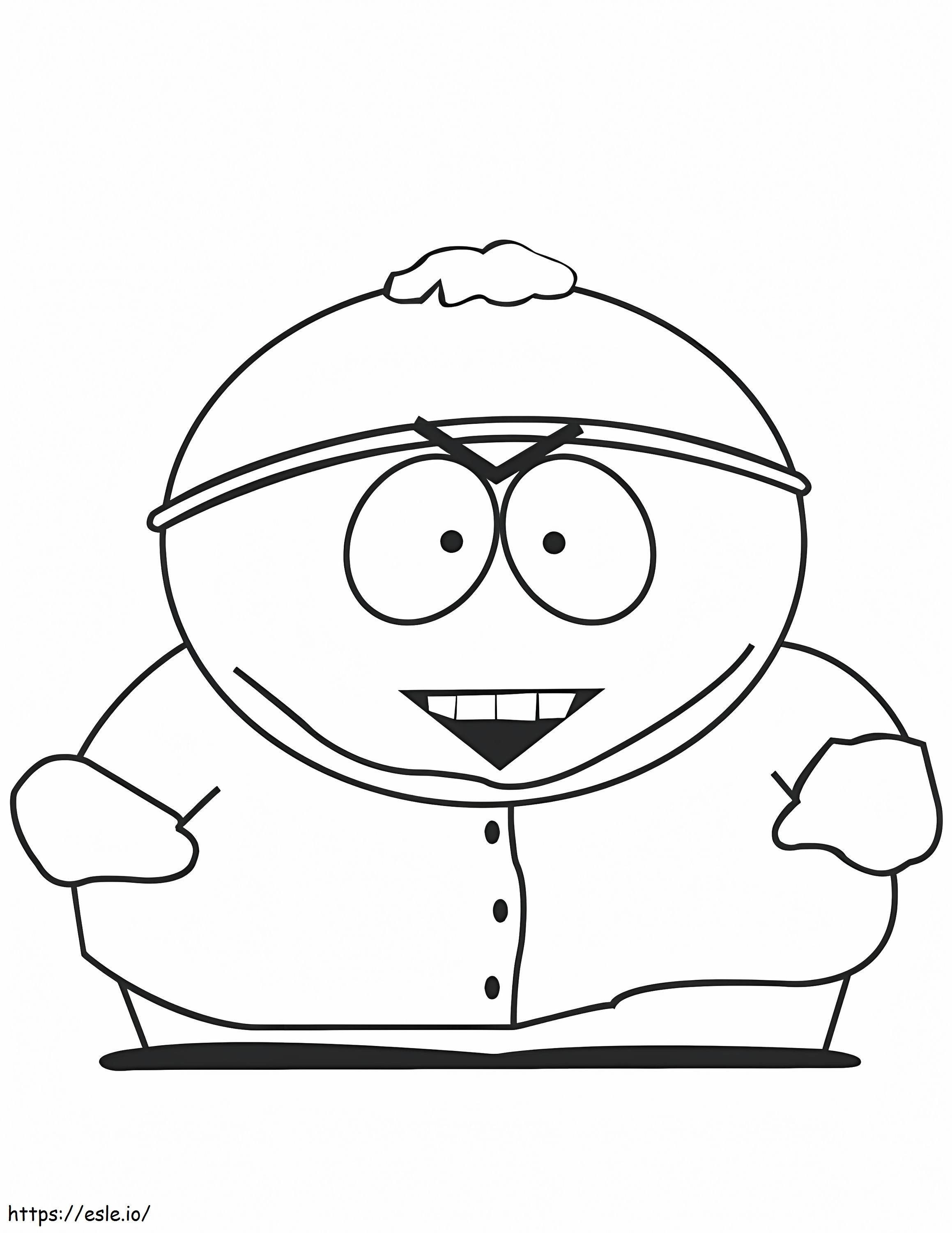 Eric Cartman2 kleurplaat kleurplaat