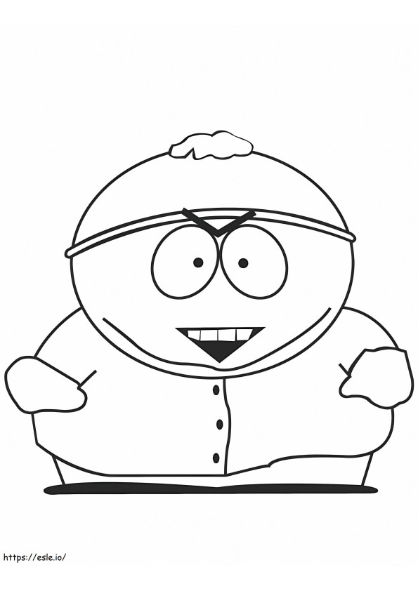 Eric Cartman2 kleurplaat