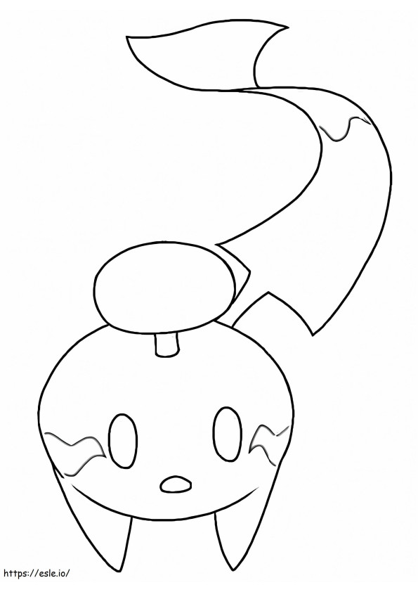 Printable Chimecho Pokemon coloring page