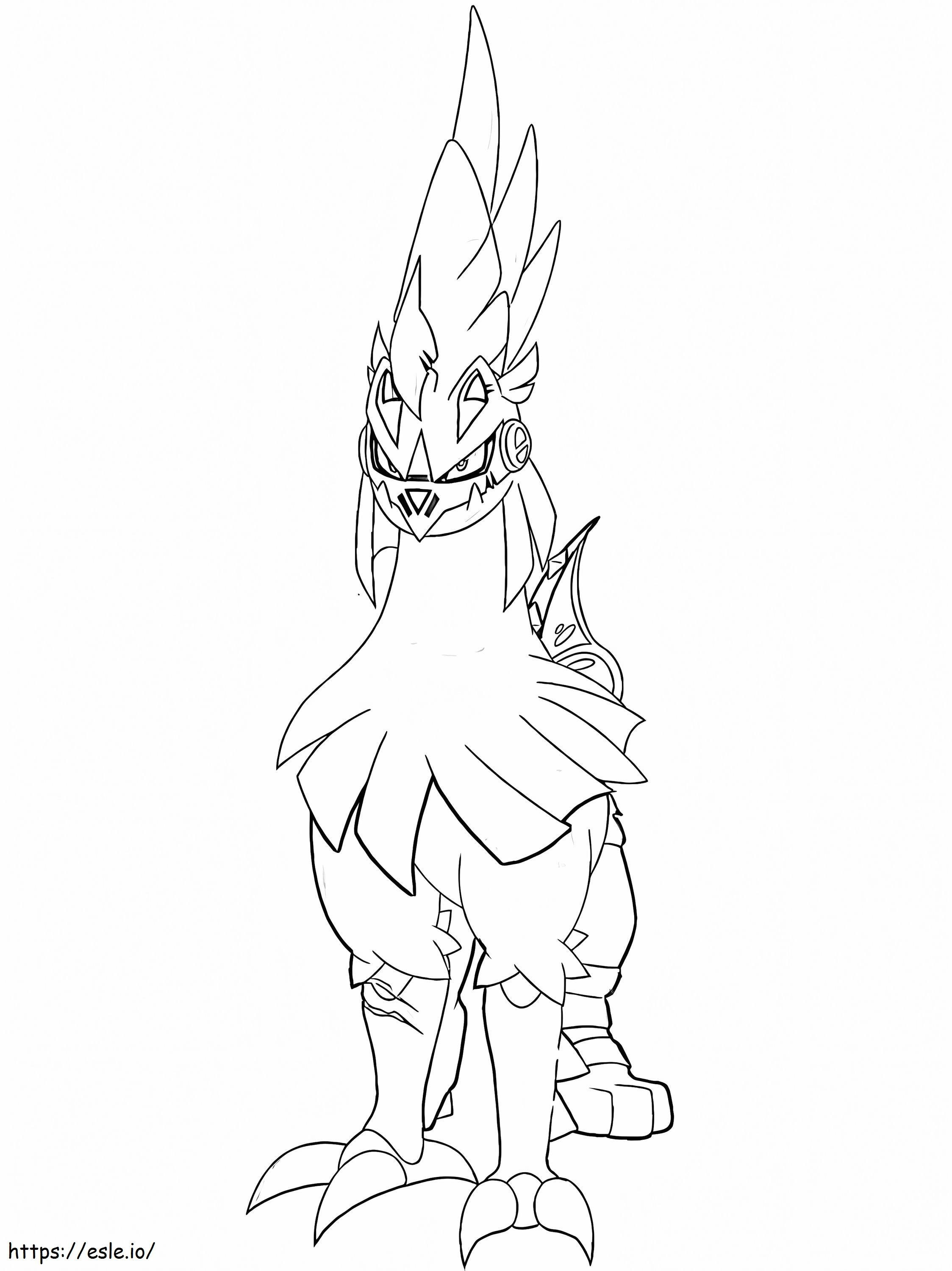 Free Silvally coloring page