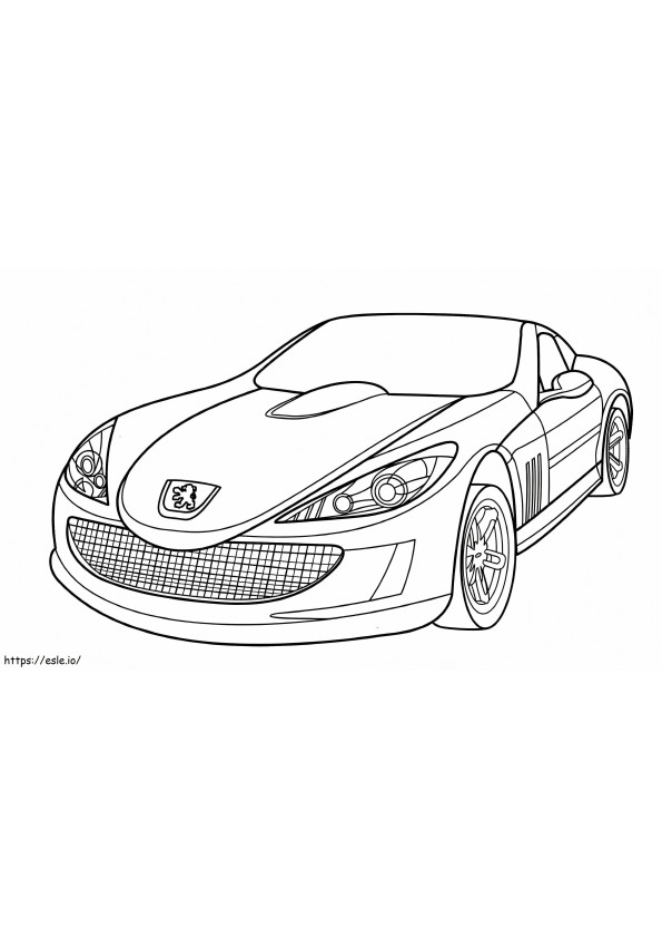 1560497875 Peugeot 907 A4 coloring page