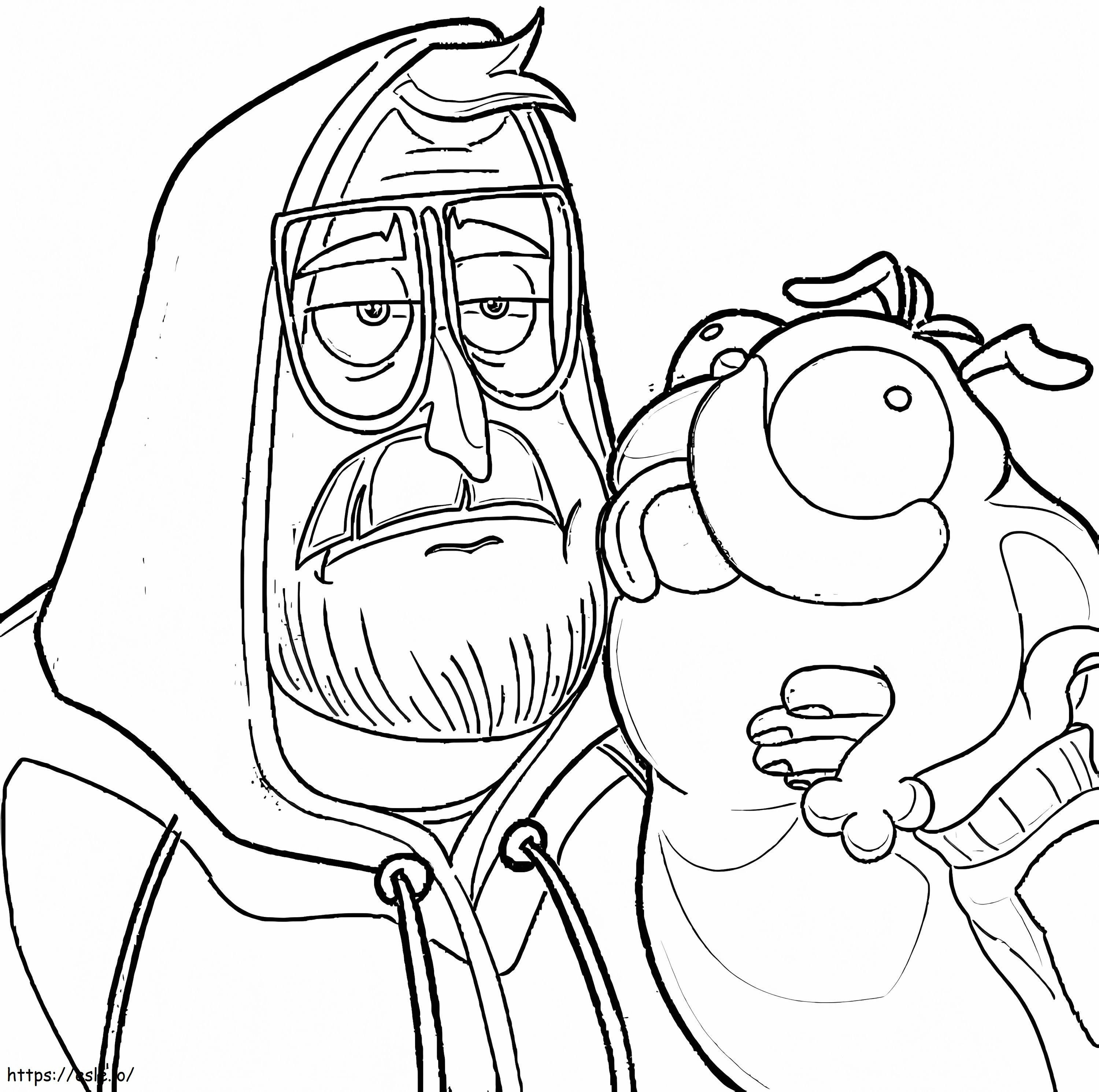Rick And Monchi coloring page