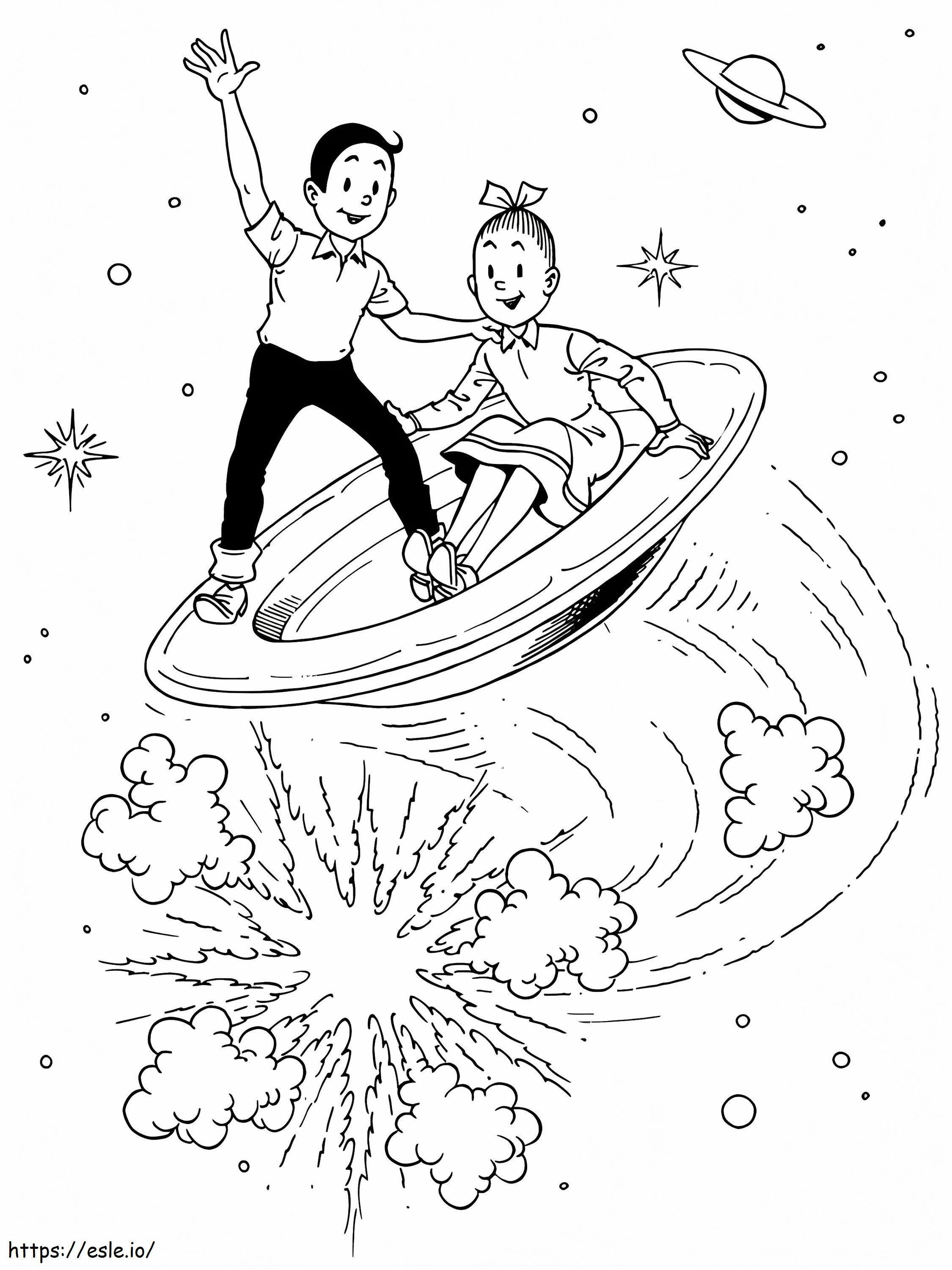 Spike And Suzy 4 coloring page