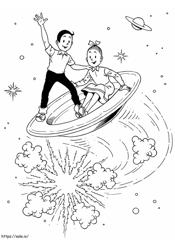 Spike And Suzy 4 coloring page