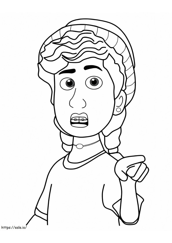 Miriam From Turning Red coloring page