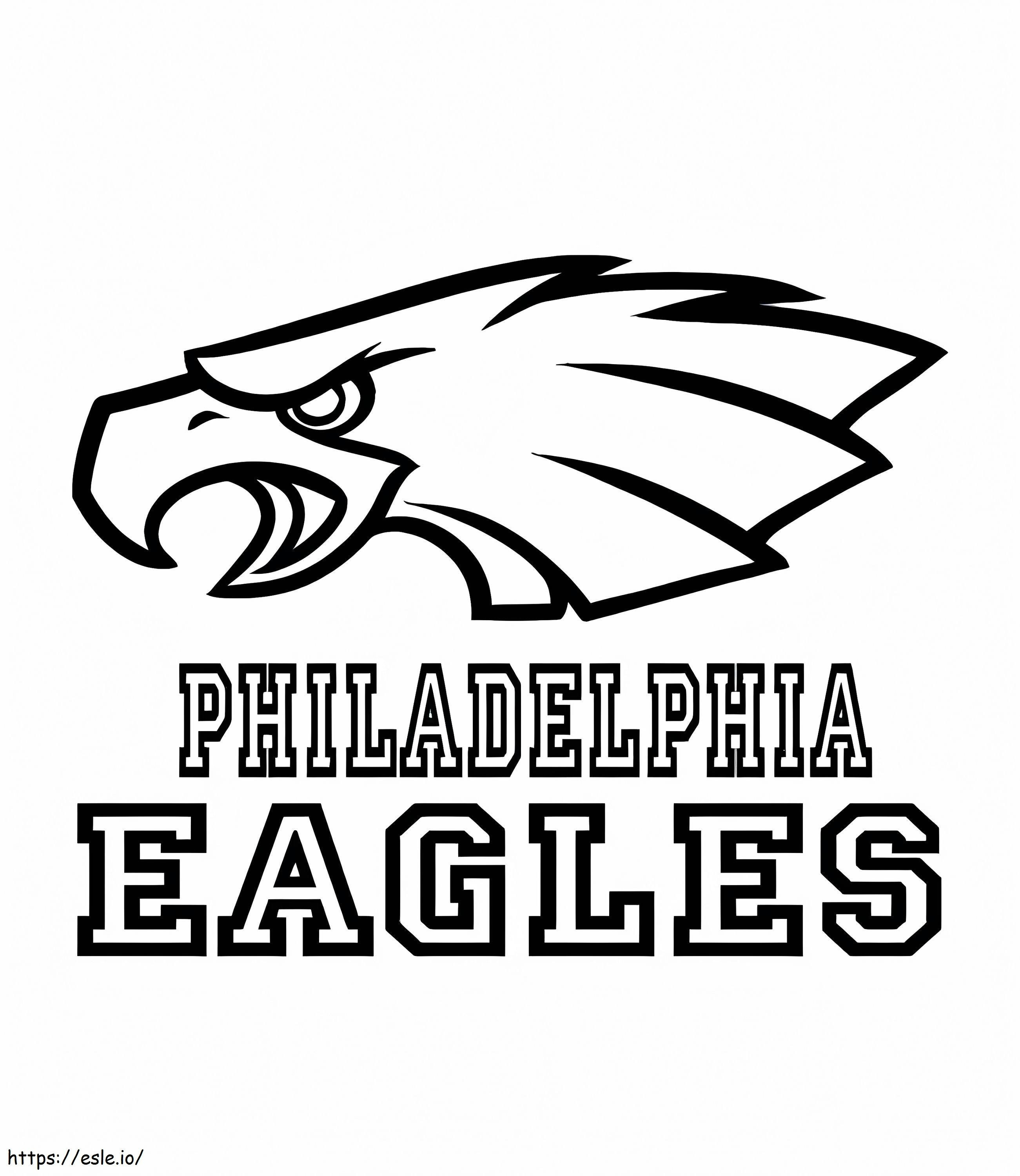 Eagle-logo kleurplaat kleurplaat