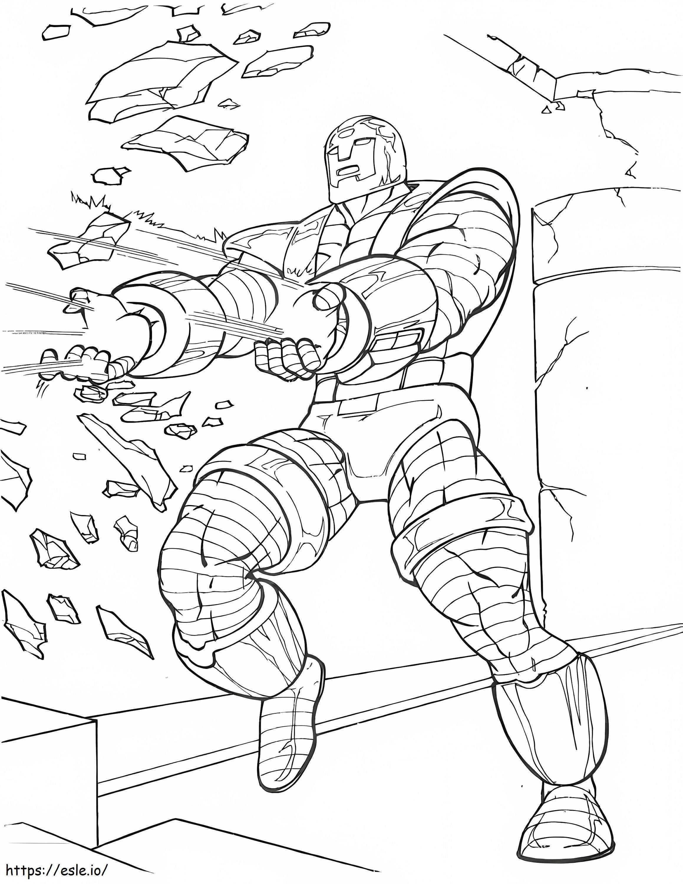 Iron Man 10 coloring page