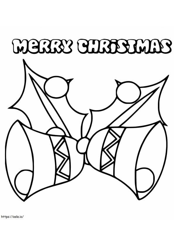 Christmas Bells 25 coloring page
