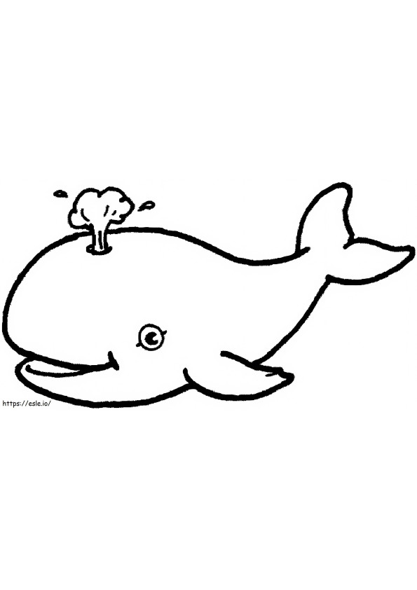 Rysunek delfina kolorowanka