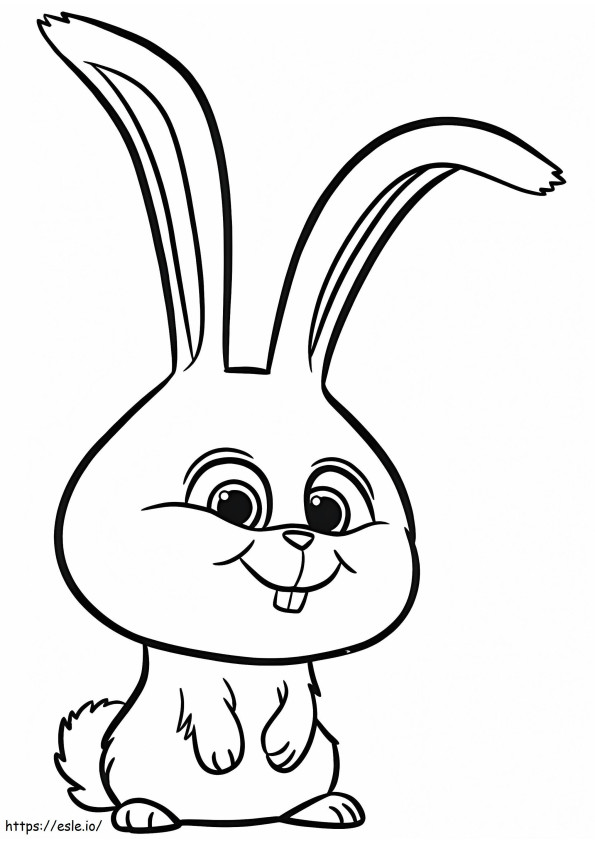 1559611792 Happy Snowball A4 coloring page