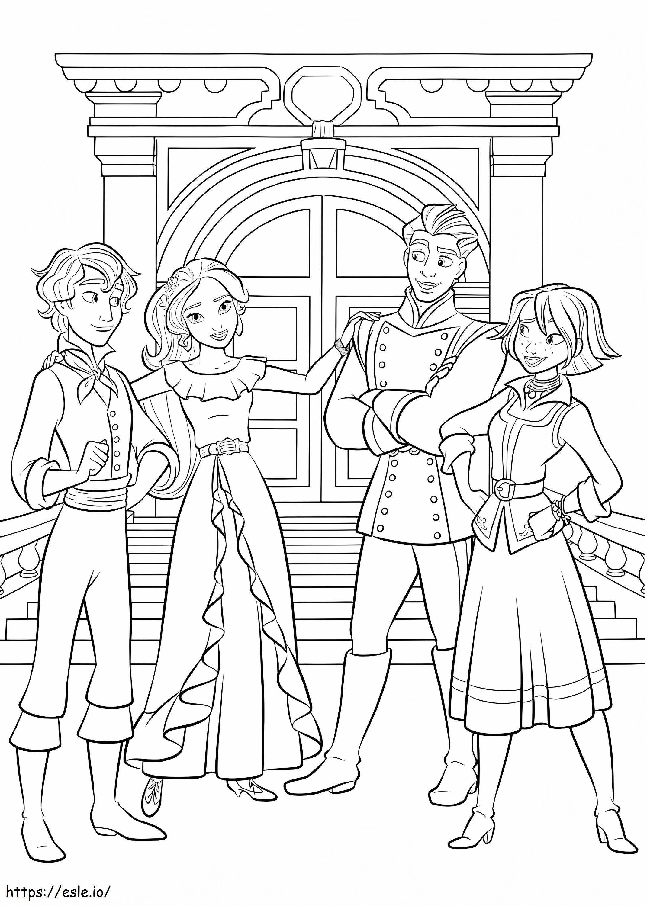 1535079087 Teen Of Avalor A4 coloring page