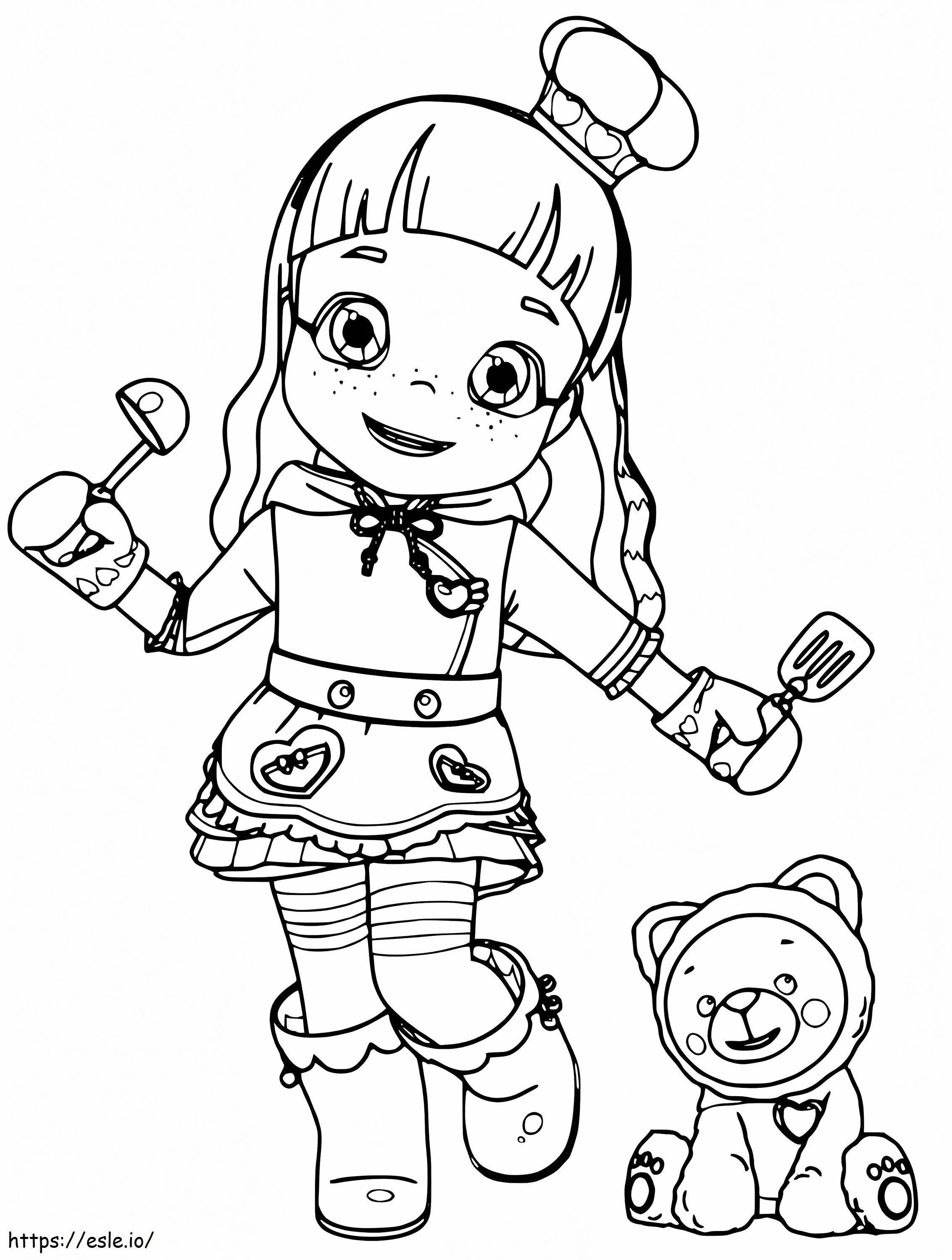 Chef Ruby From Rainbow Ruby coloring page