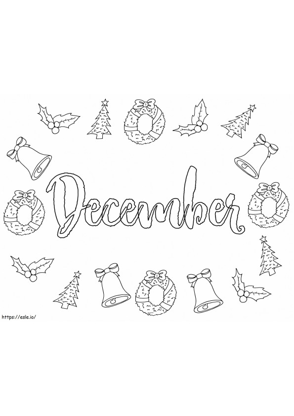 December 5 coloring page