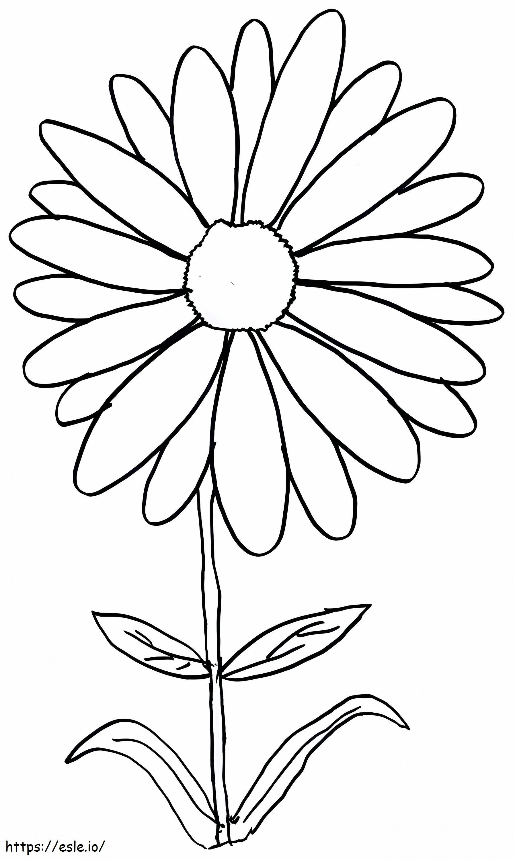Stunning Daisy coloring page
