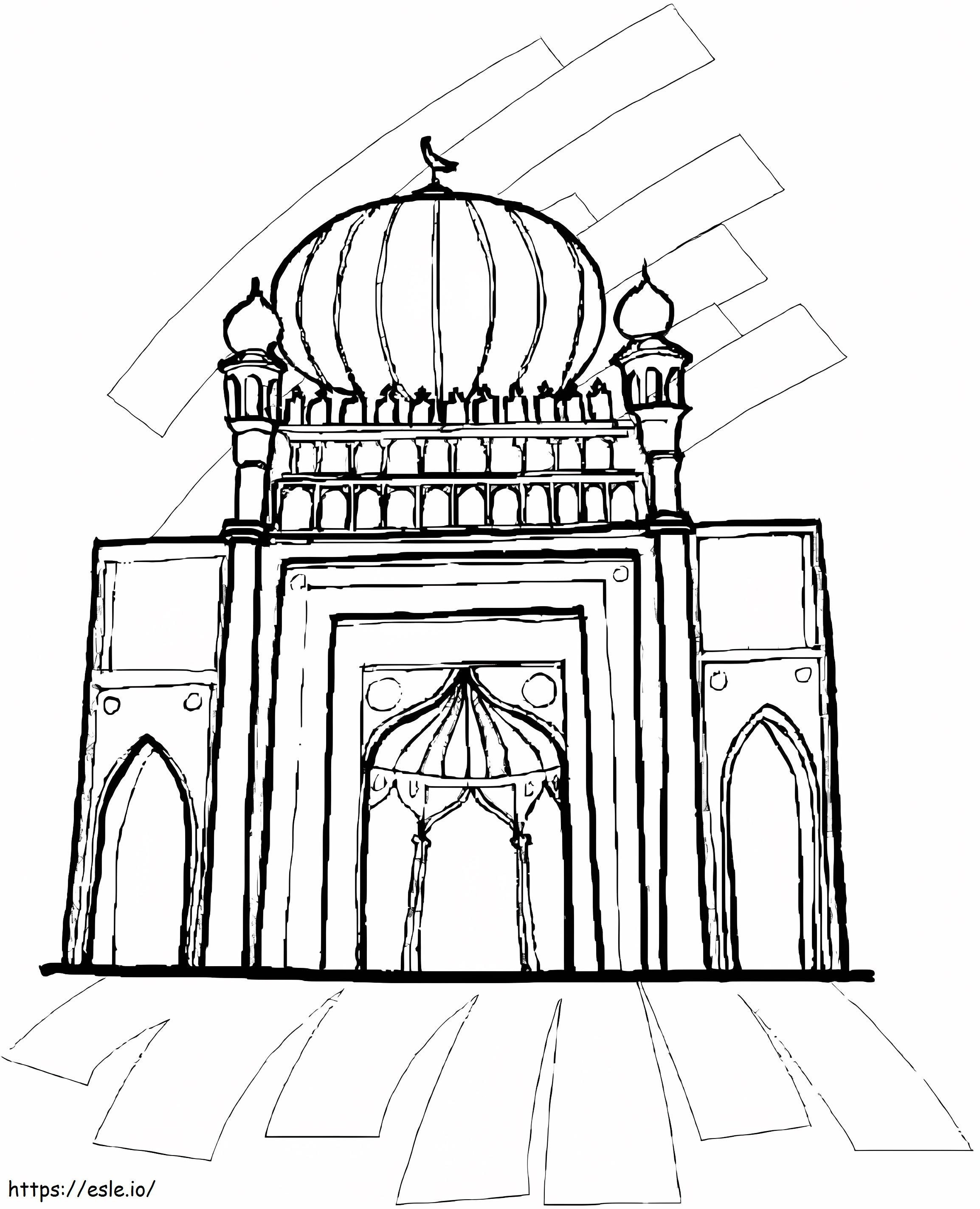 Mesquita 2 para colorir
