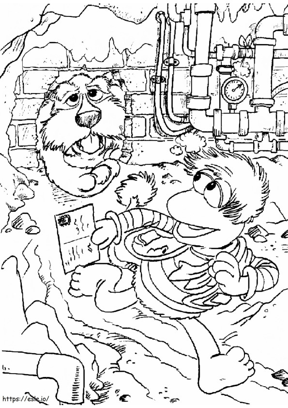 Gobo Fraggle Rock coloring page