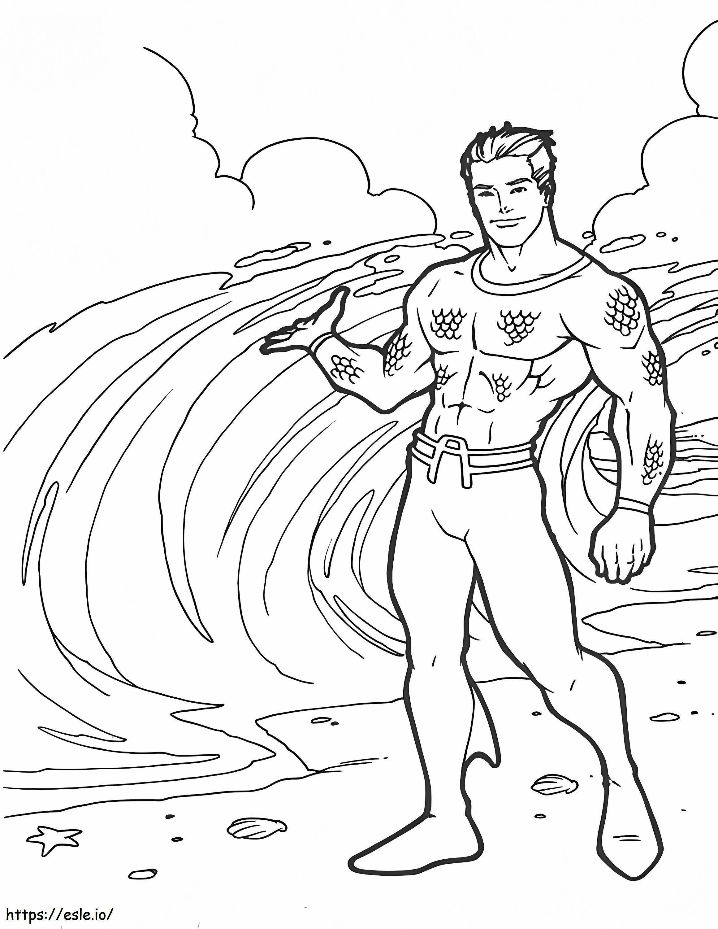 Aquaman 13 ausmalbilder