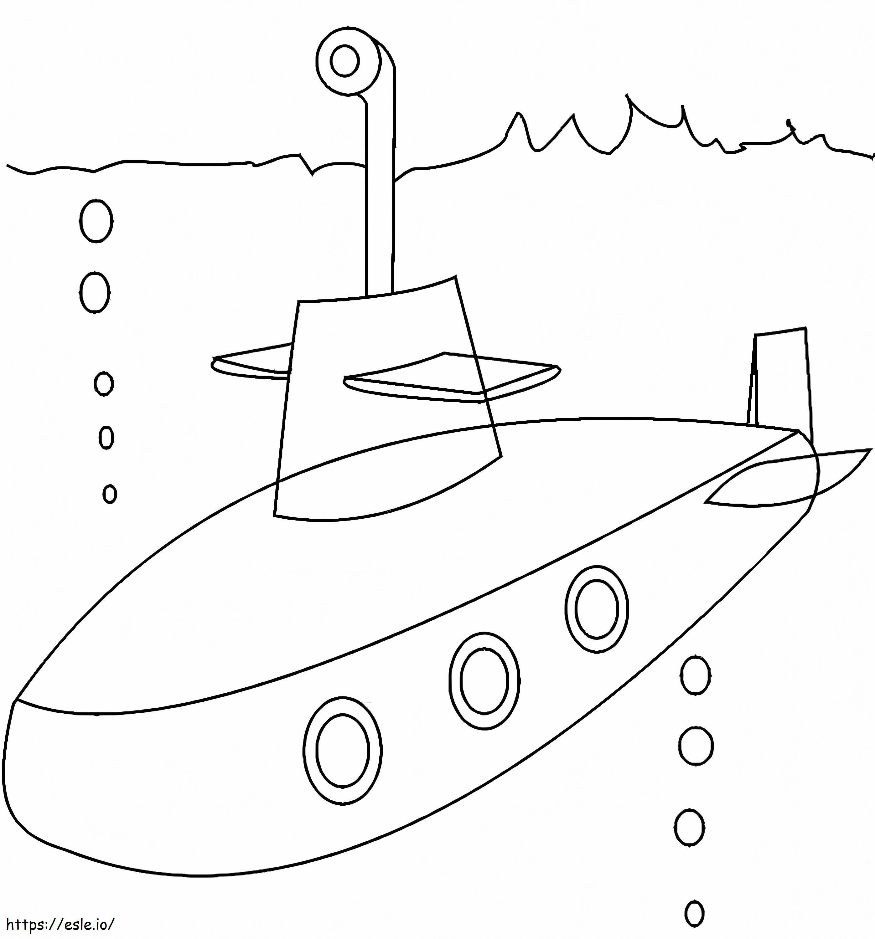 Podwodny Podwodny kolorowanka
