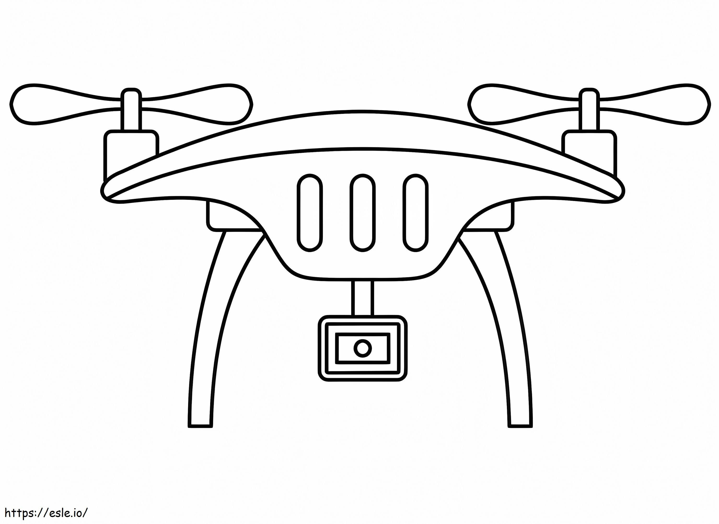 Drone Printable coloring page