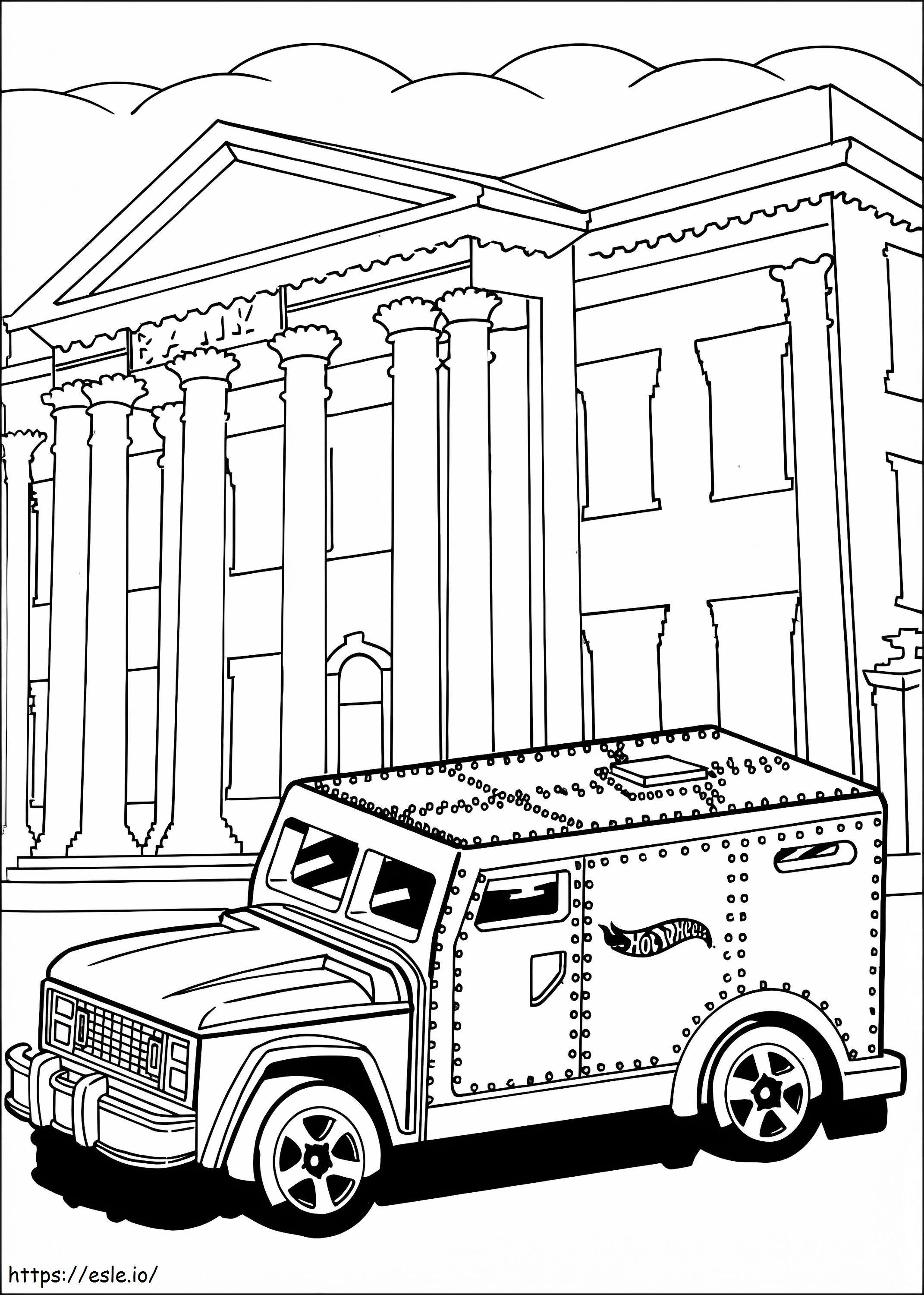Bank Building coloring page