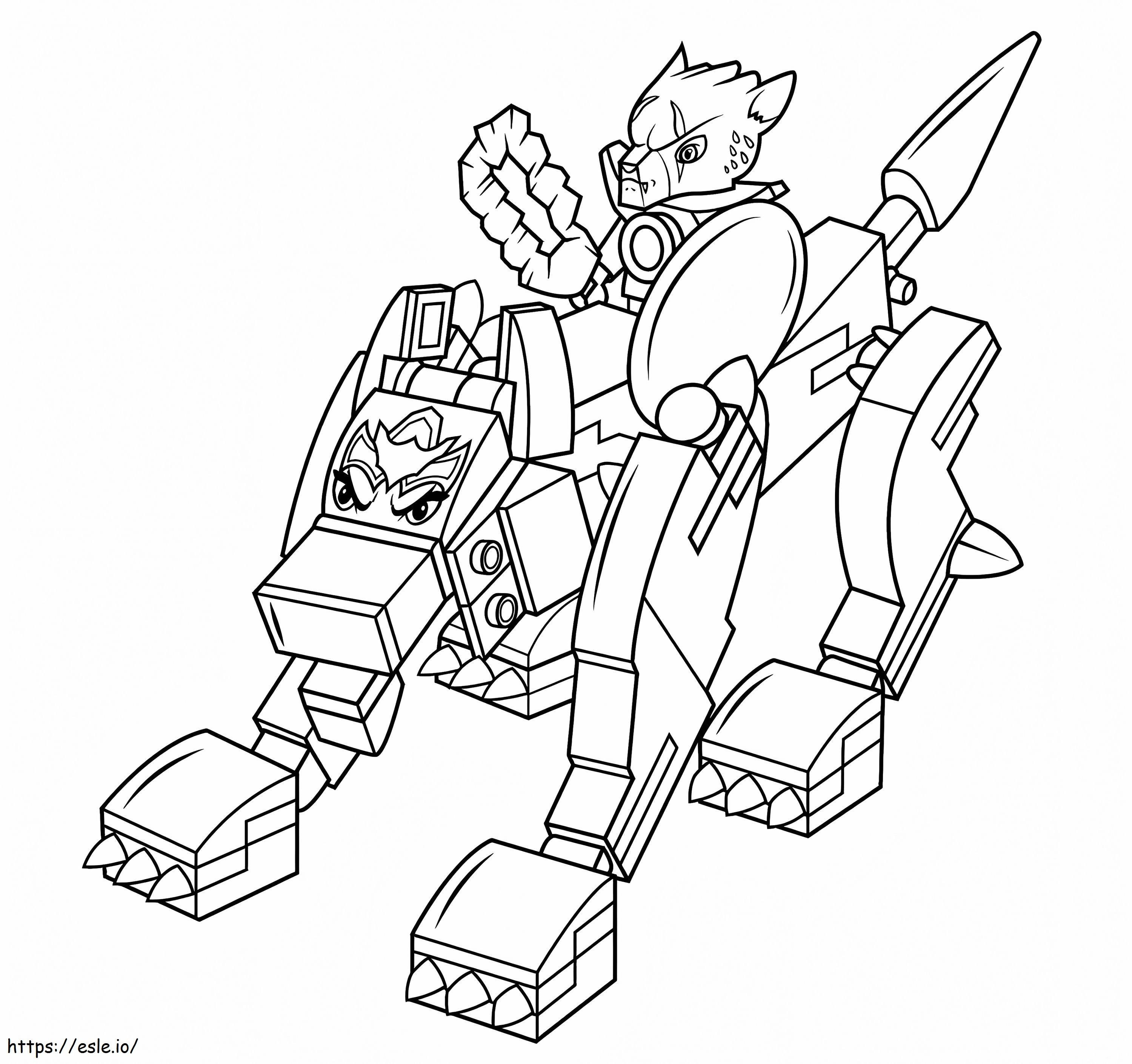 Lego Chima Wolf coloring page