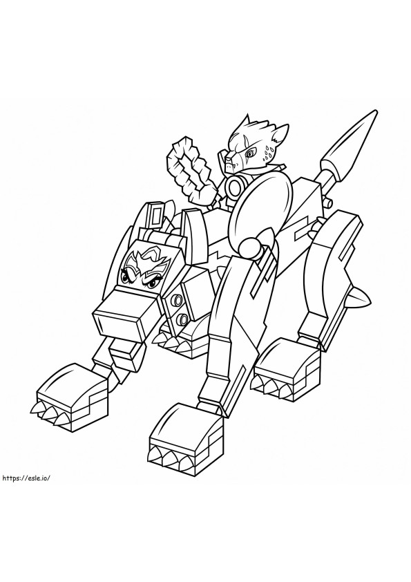 Lego Chima Wolf coloring page