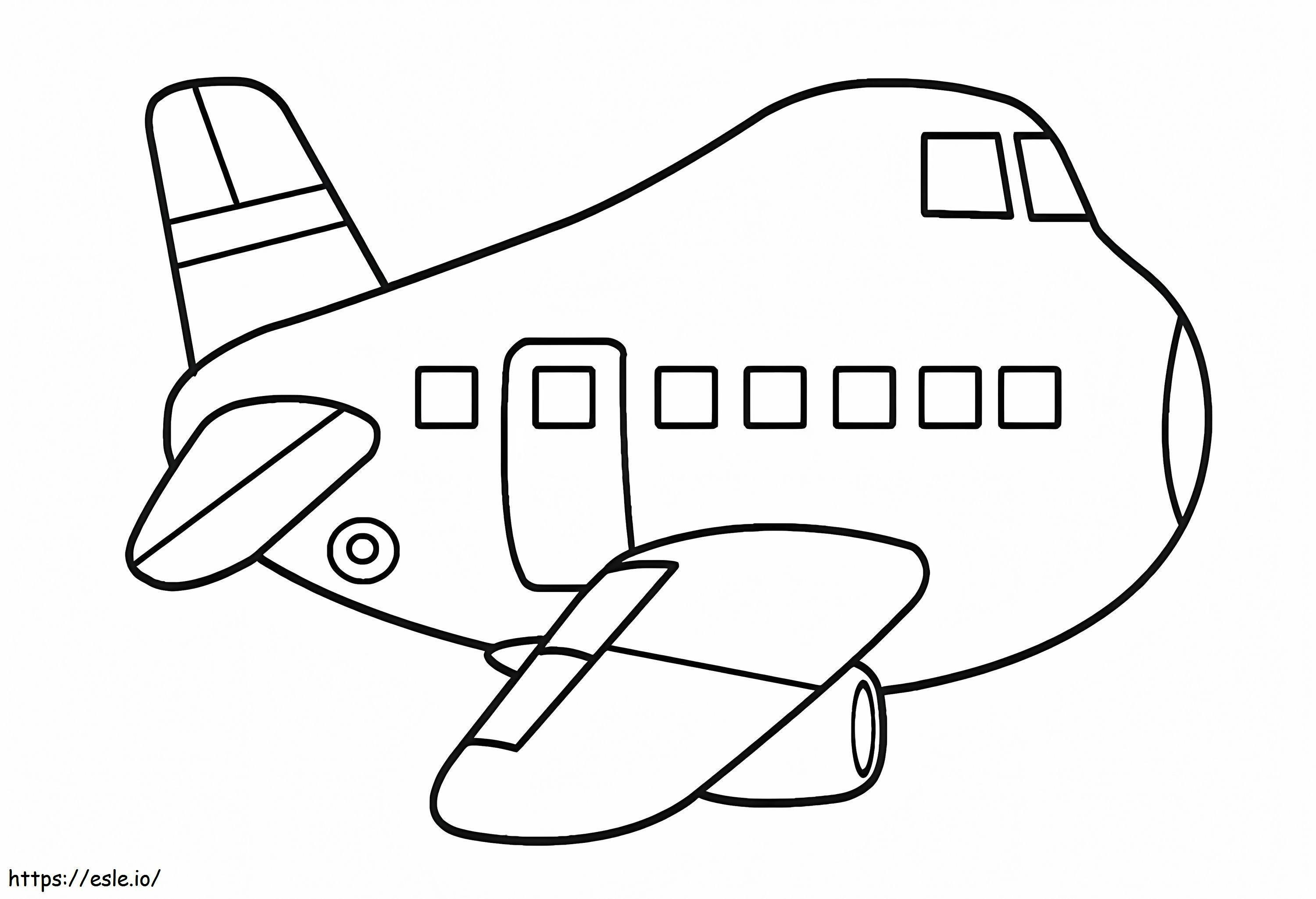 Fat Planes coloring page