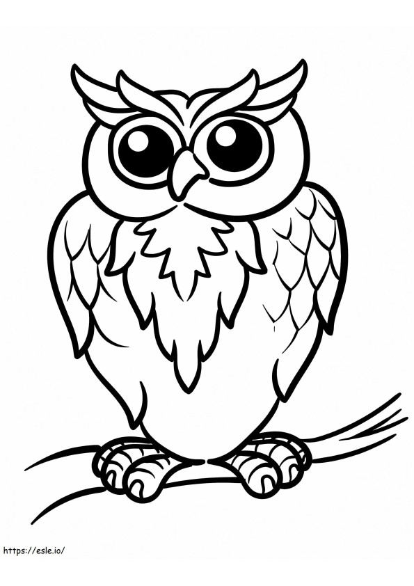 Free Printable Owl coloring page