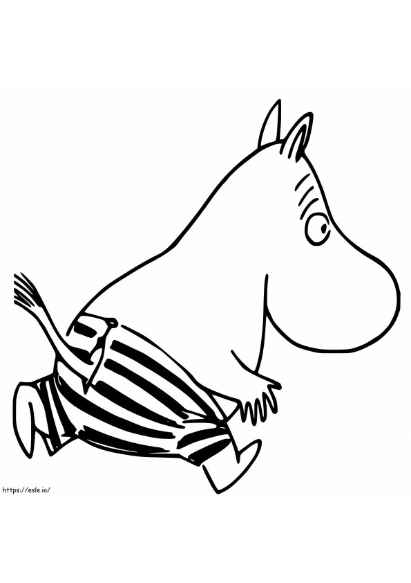 Nyomtatható Moomintroll