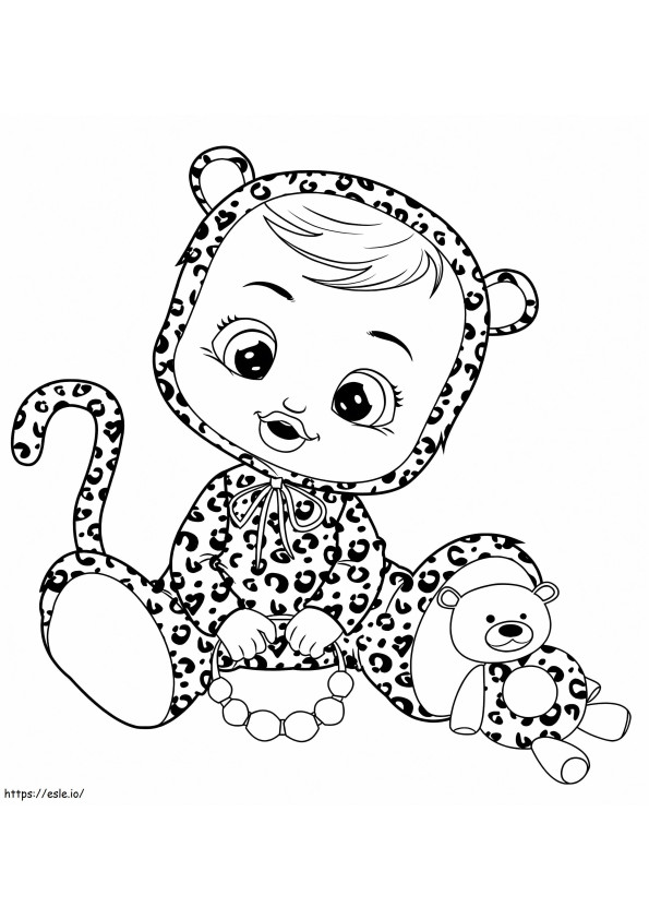 Lea Cry Babies coloring page