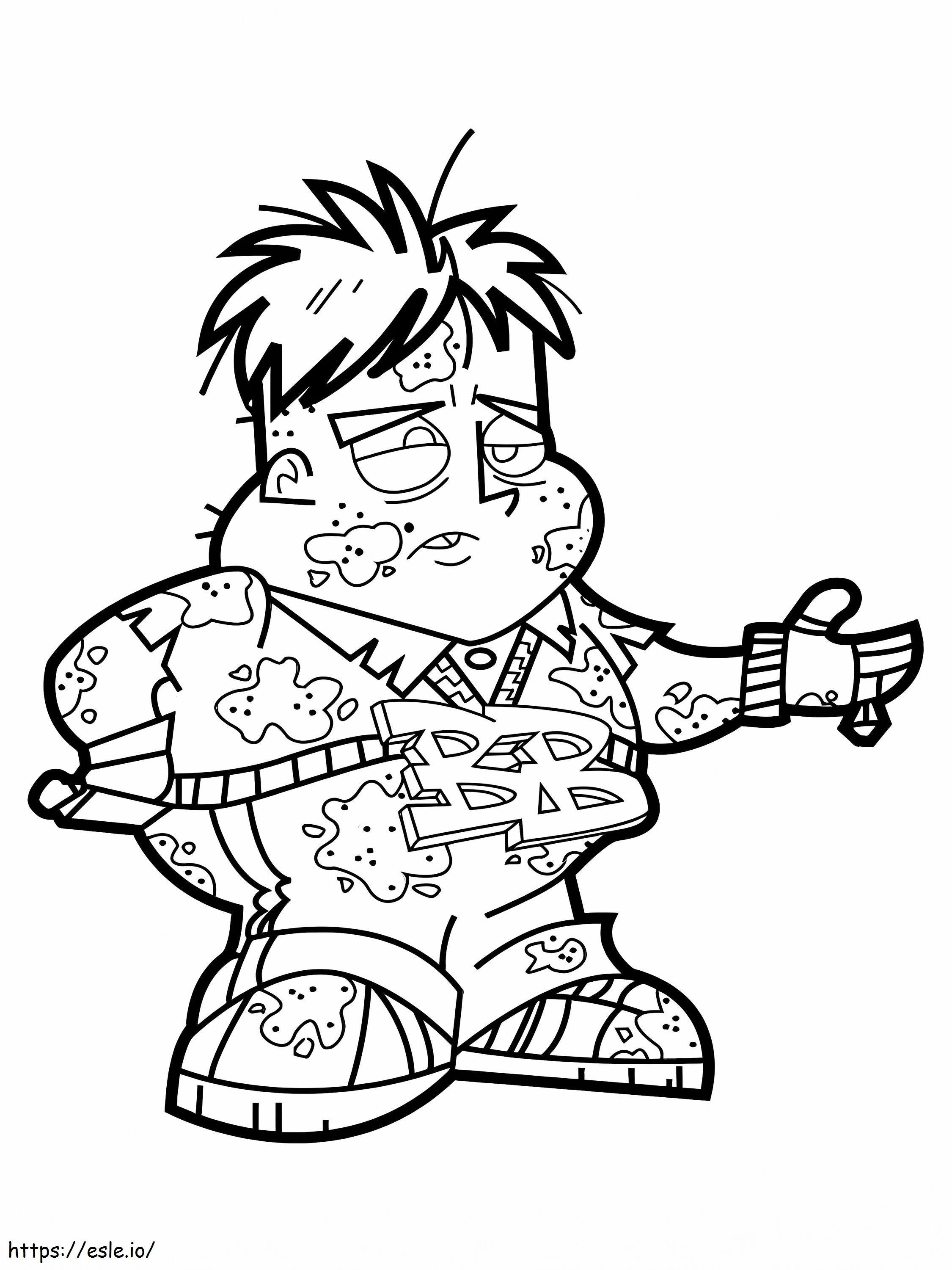 Bling Bling Boy coloring page