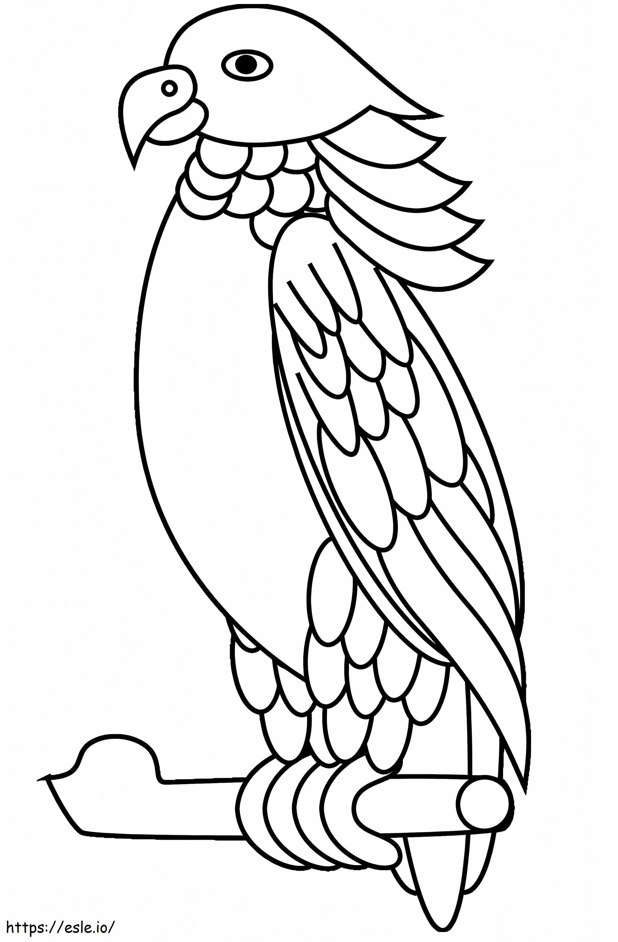 1560412729 Sisserou Parrot A4 coloring page