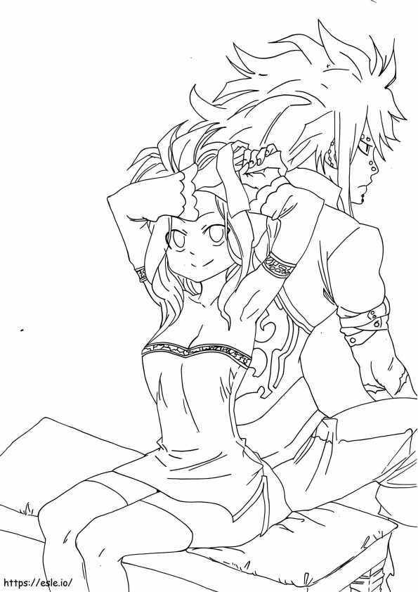 Gajeel ve Levy 2