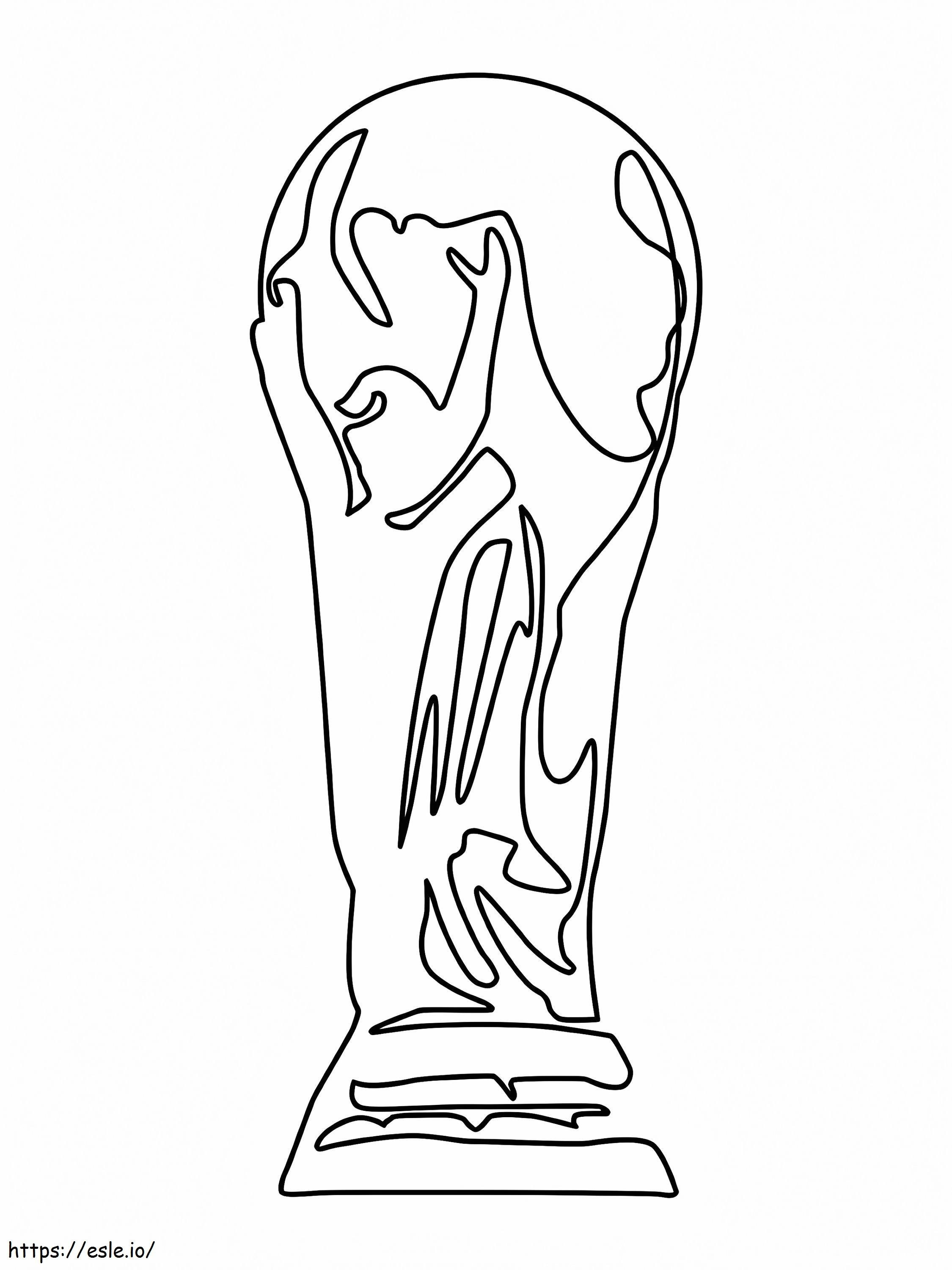 Best Trophy 2 coloring page