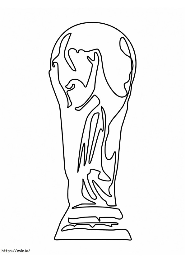 Best Trophy 2 coloring page