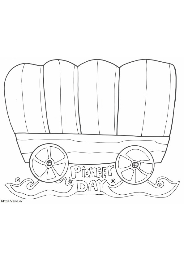 Pioneer Day 5 coloring page