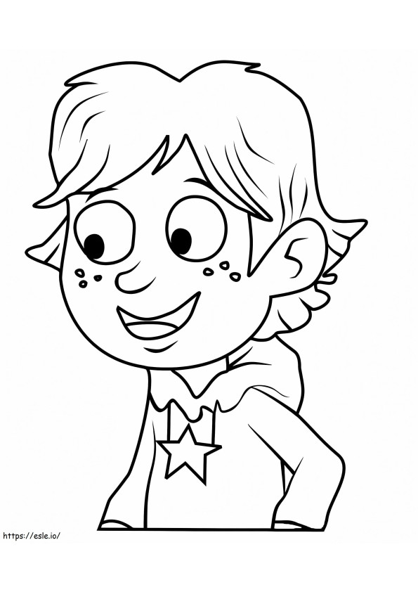 Tommy From Pound Puppies coloring page