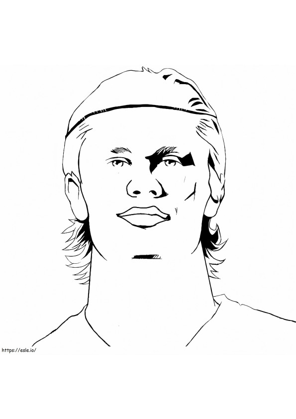 Erling Haaland Is Cool coloring page