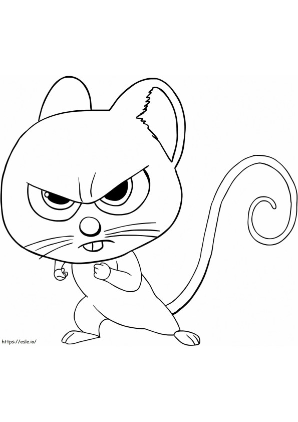 Mr. Feng From The Nut Job coloring page
