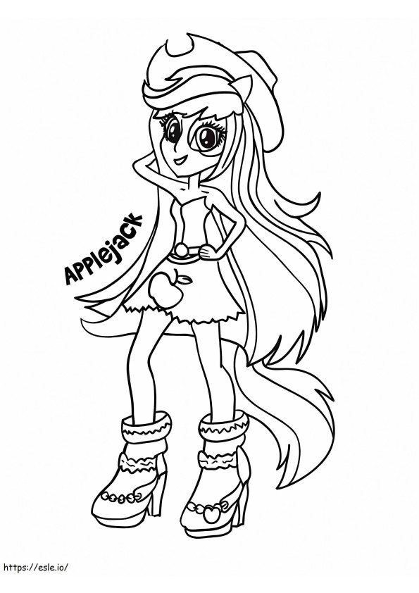 Equestria Girls 1 coloring page