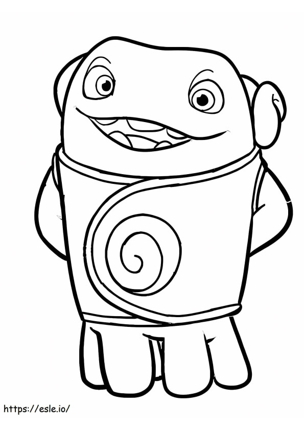 Adorable Oh coloring page