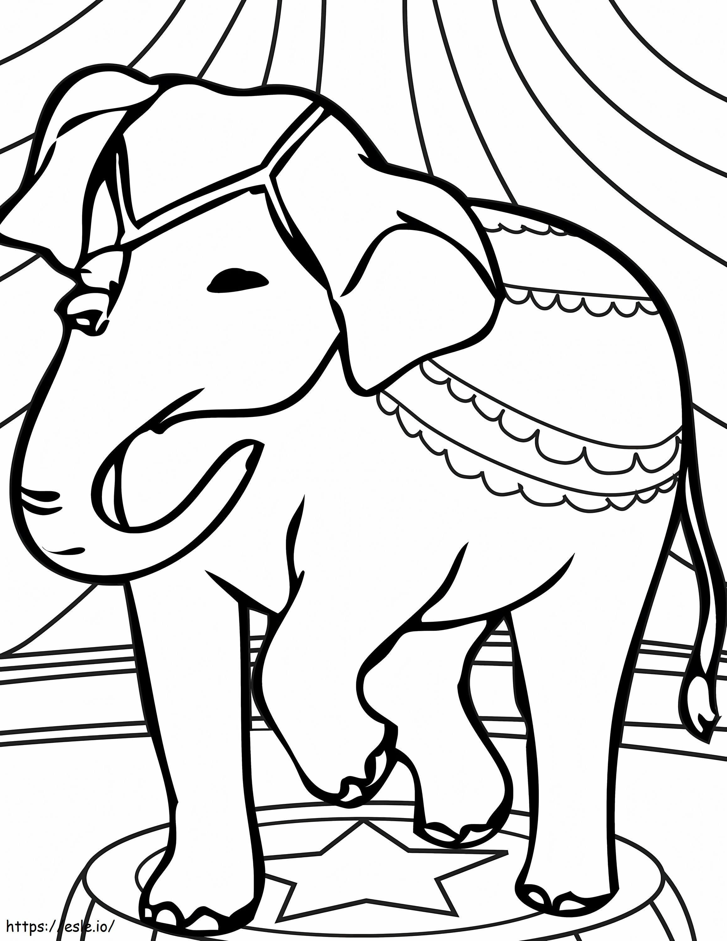 1548128776 Olifant van olifant afdrukbaar kleurplaat kleurplaat