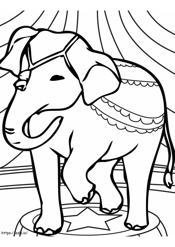 Coloriage 1548128776 Éléphant d'éléphant imprimable à imprimer dessin