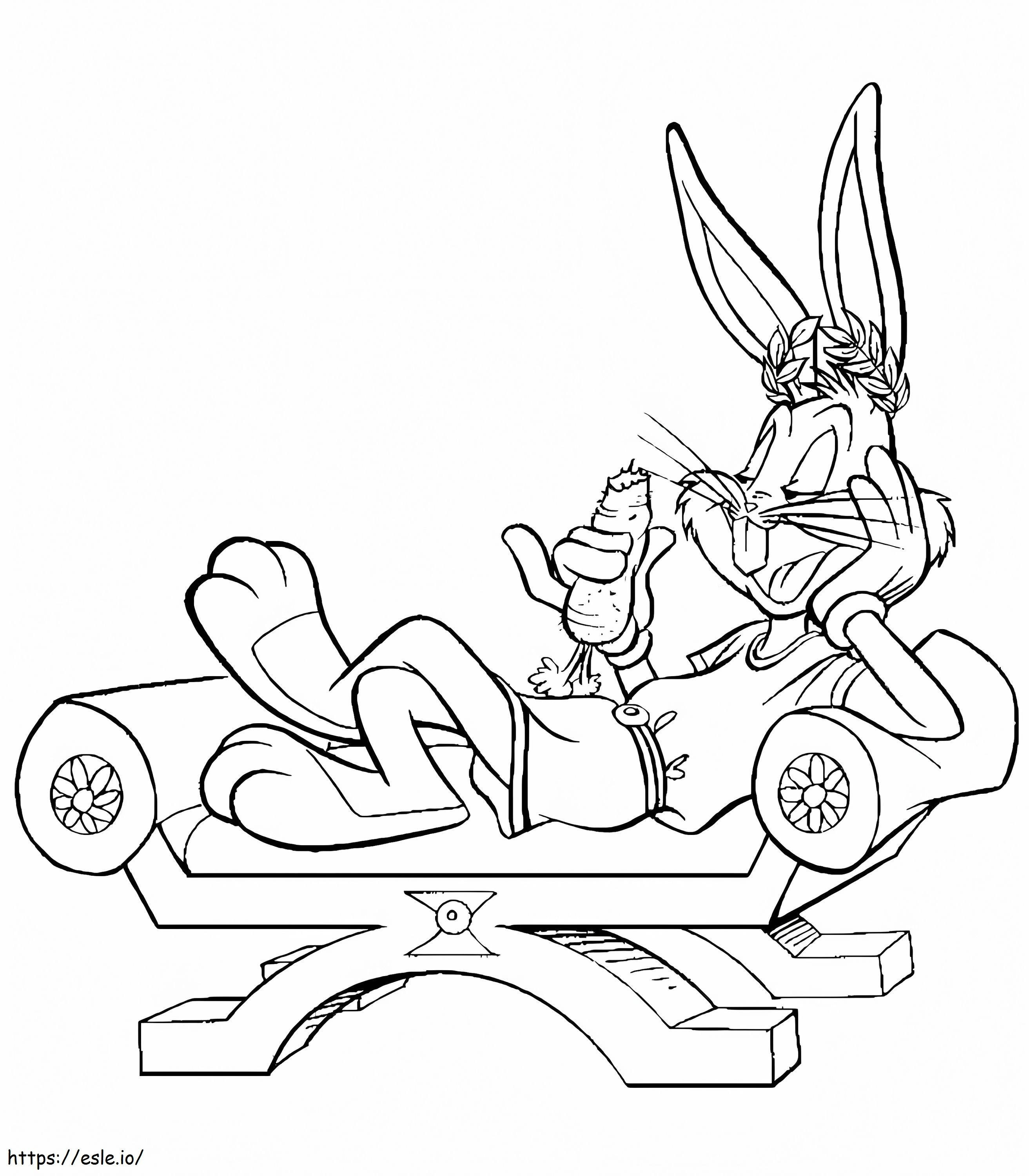Bugs Bunny Tulostettava värityskuva