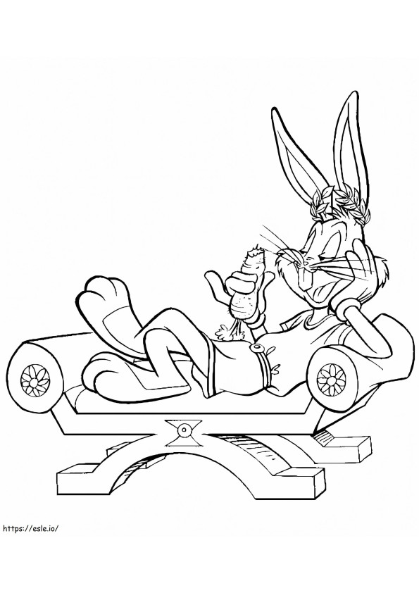Bugs Bunny Nyomtatható kifestő