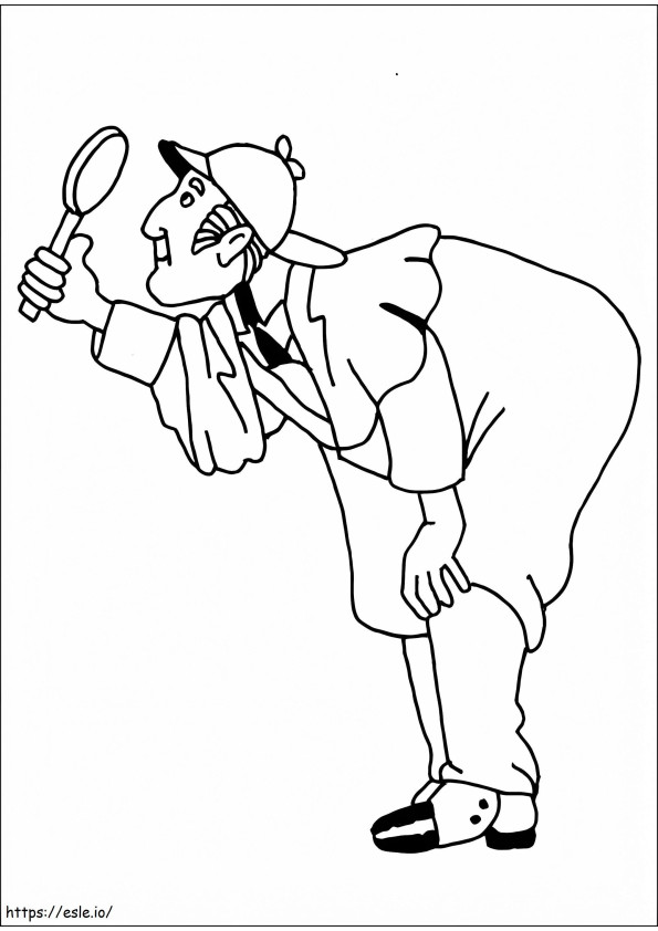 Sherlock Holmes To Print coloring page